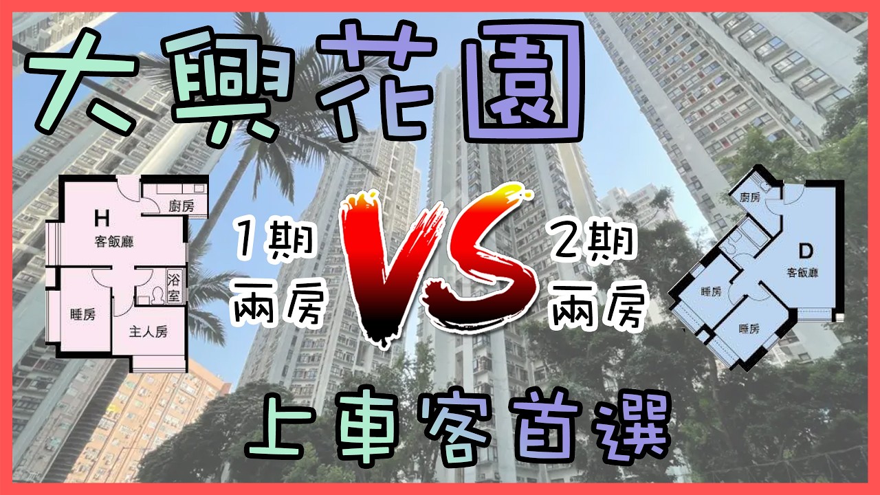🎯【屯門上車恩物震撼曝光】大興花園一期兩房428呎、二期兩房464呎！同場直擊兩個真實買賣盤，37年歷史見證，交投量全屯門數一數二，上車客點解咁buy？