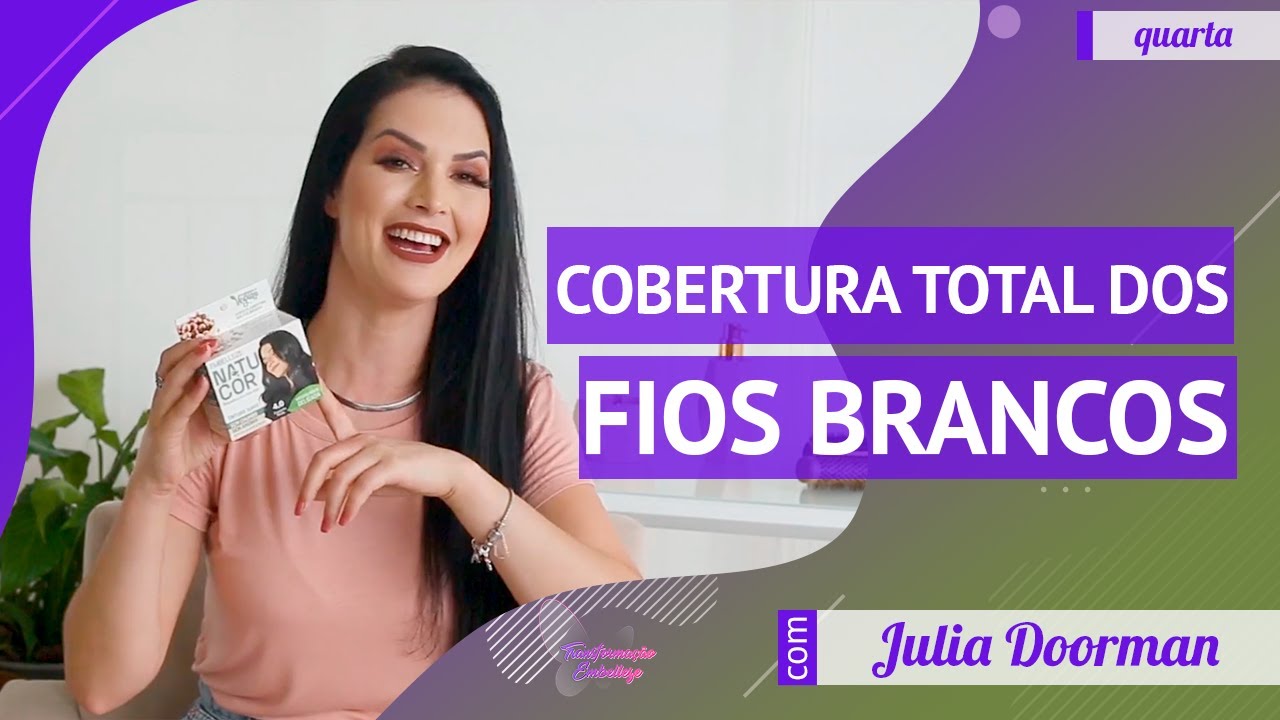 Cobertura total dos fios brancos com Natucor - por Julia Doorman