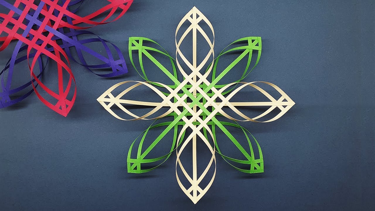 3D Paper Snowflakes for Decorating Upcoming Christmas | DIY Christmas Decor!