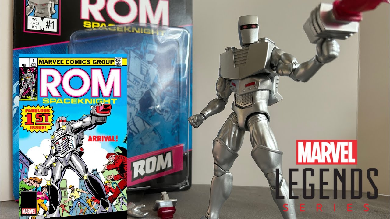 Marvel Legends ROM the Spaceknight comic book series figure review