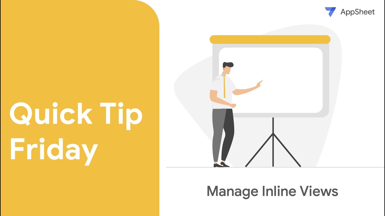 Quick Tip Friday - Manage Inline Views