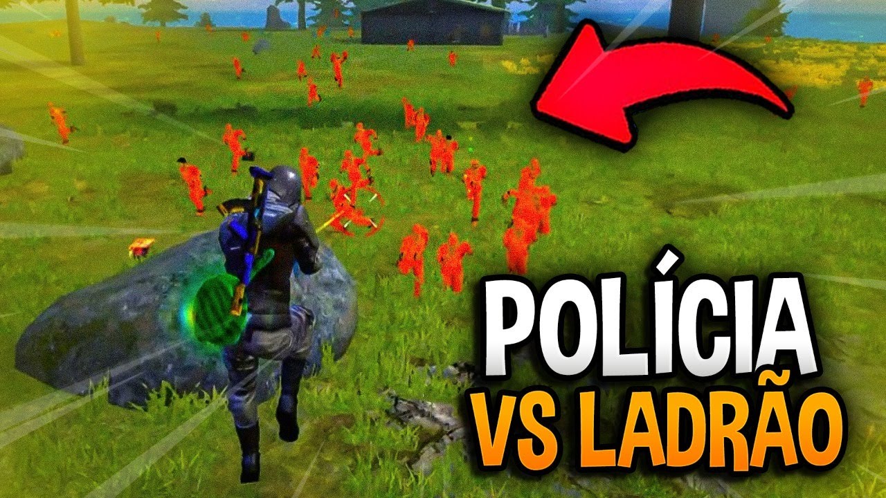 48 LADRÕES VS POLICIAL (MAX GAMES)  😱 - FREE FIRE