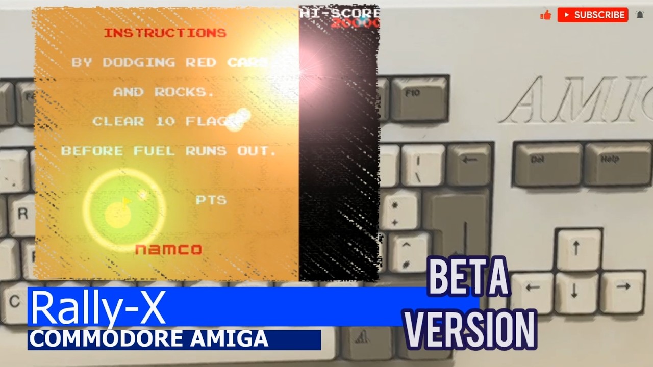Commodore Amiga -=Rally-X=- beta version