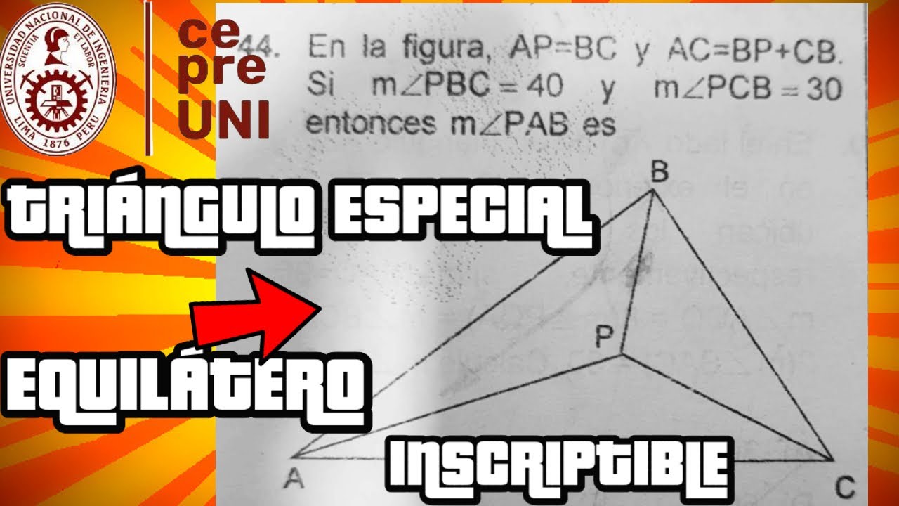 EL PROBLEMA MÁS DIFÍCIL DE CEPRE-UNI | GEOMETRÍA