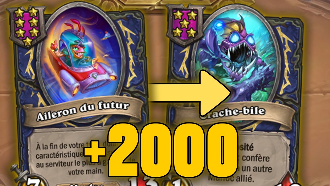 ON COOK AVEC LE TAVERNE 7 MURLOC | Hearthstone Battlegrounds Top EU