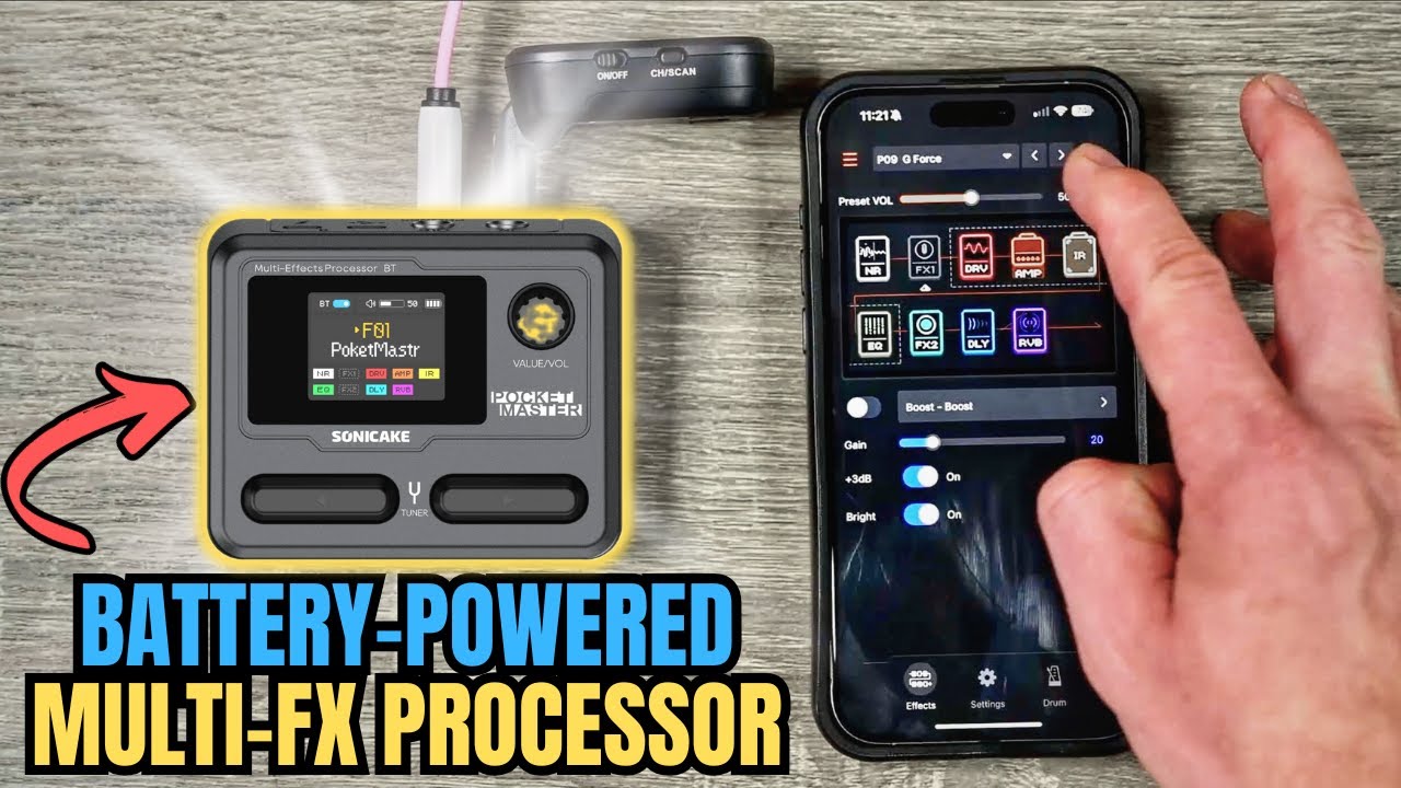 ULTIMATE FX Pedal / Amp Modeler за 65 долларов — Sonicake Pocket Master