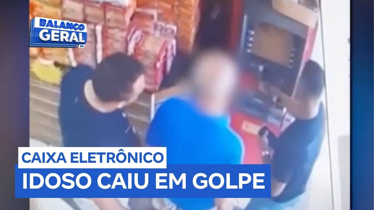 Idoso é vítima de golpe em caixa eletrônico e perde R$ 7 mil