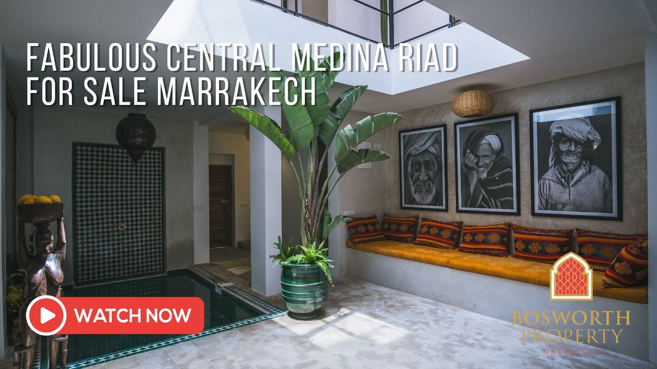 Fabulous Central Medina Riad For Sale Marrakech