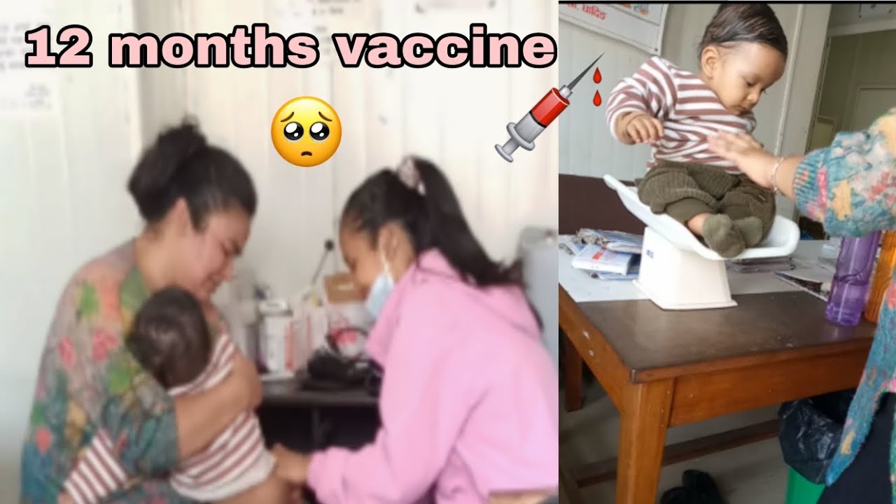  12 months vaccination day|How my baby react 😢| @merosanosansar #vaccineday #12monthsbaby #babyvlog 