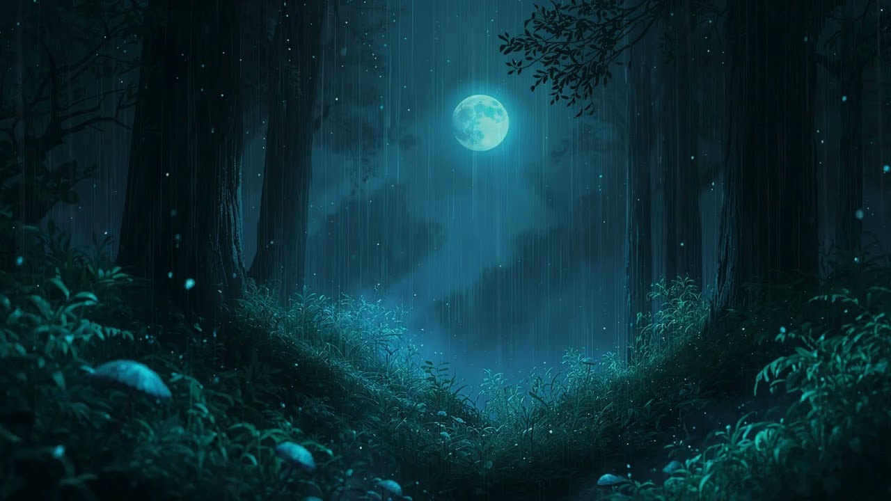Deep Sleep Music with Rain Sounds 🌙 3 Hours Relaxing Piano