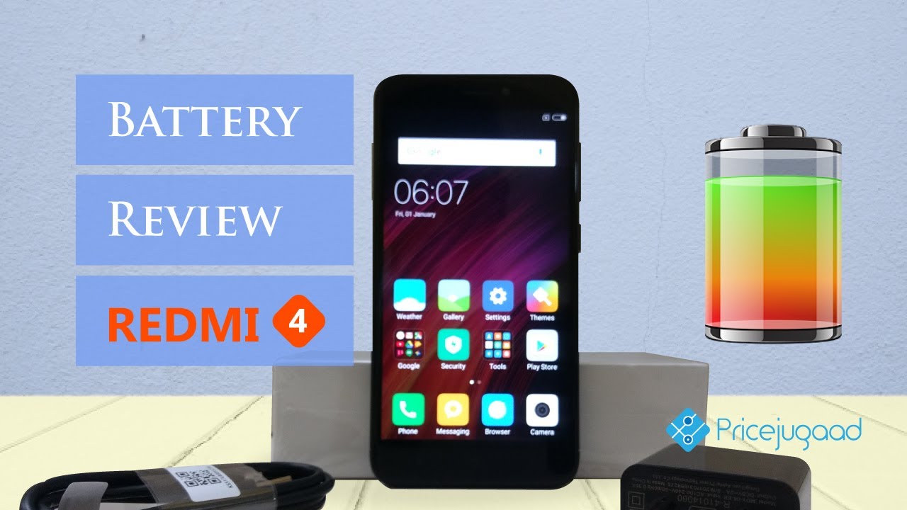 Xiaomi Redmi 4 Battery - Charging & Discharging Complete Test