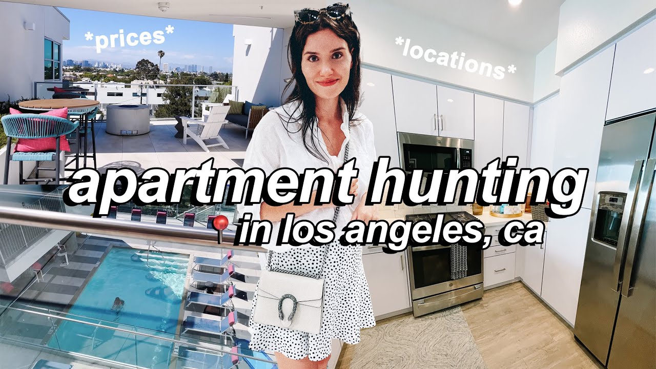APARTMENT HUNTING IN LA // touring 7 lofts w/ prices // $1800 - $4500