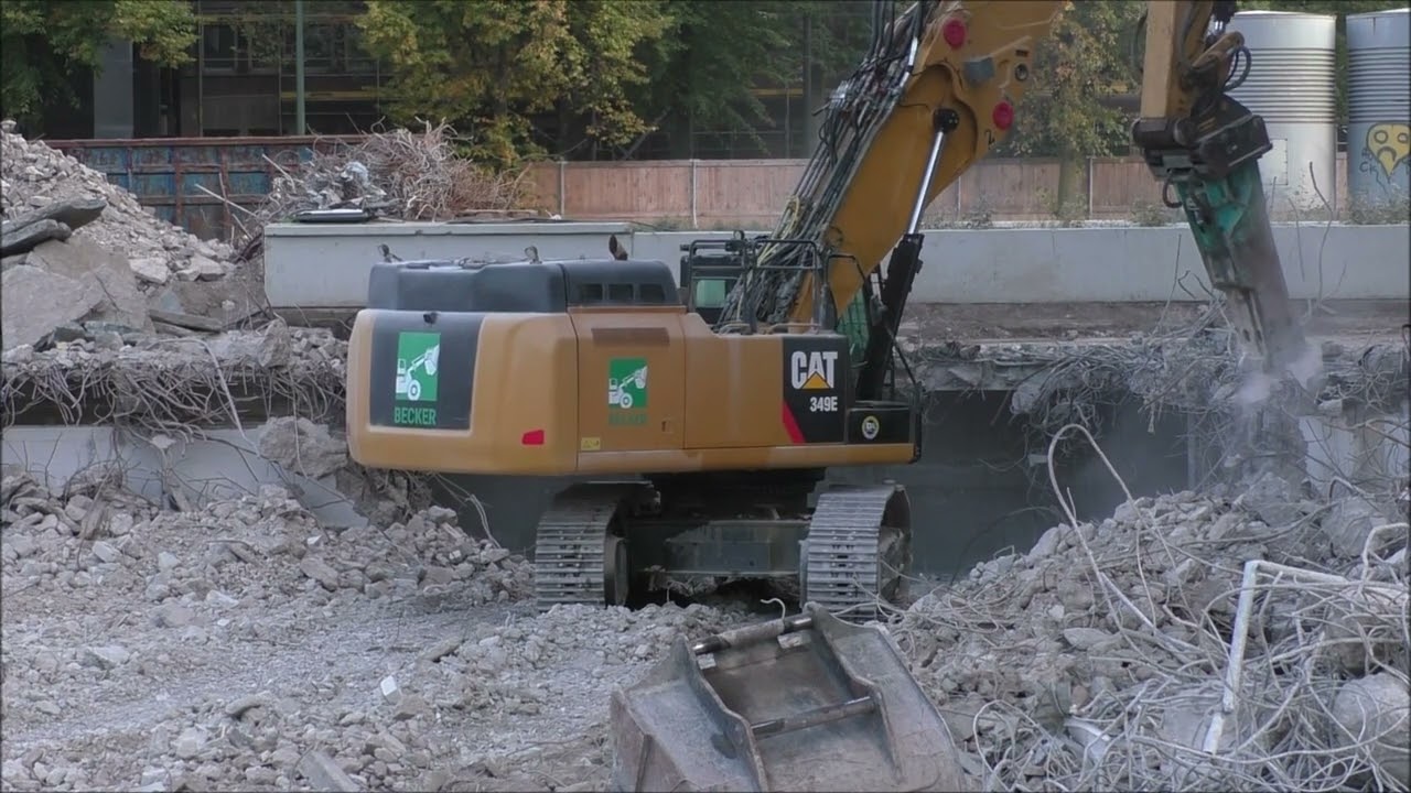 Bagger CAT 349 E - Hydraulikhammer