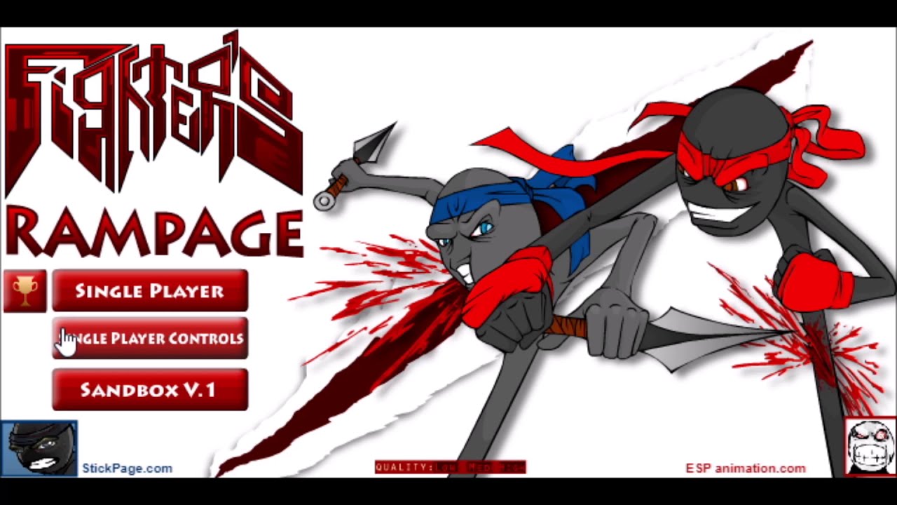 Flash Game Longplay: Fighter's Rampage
