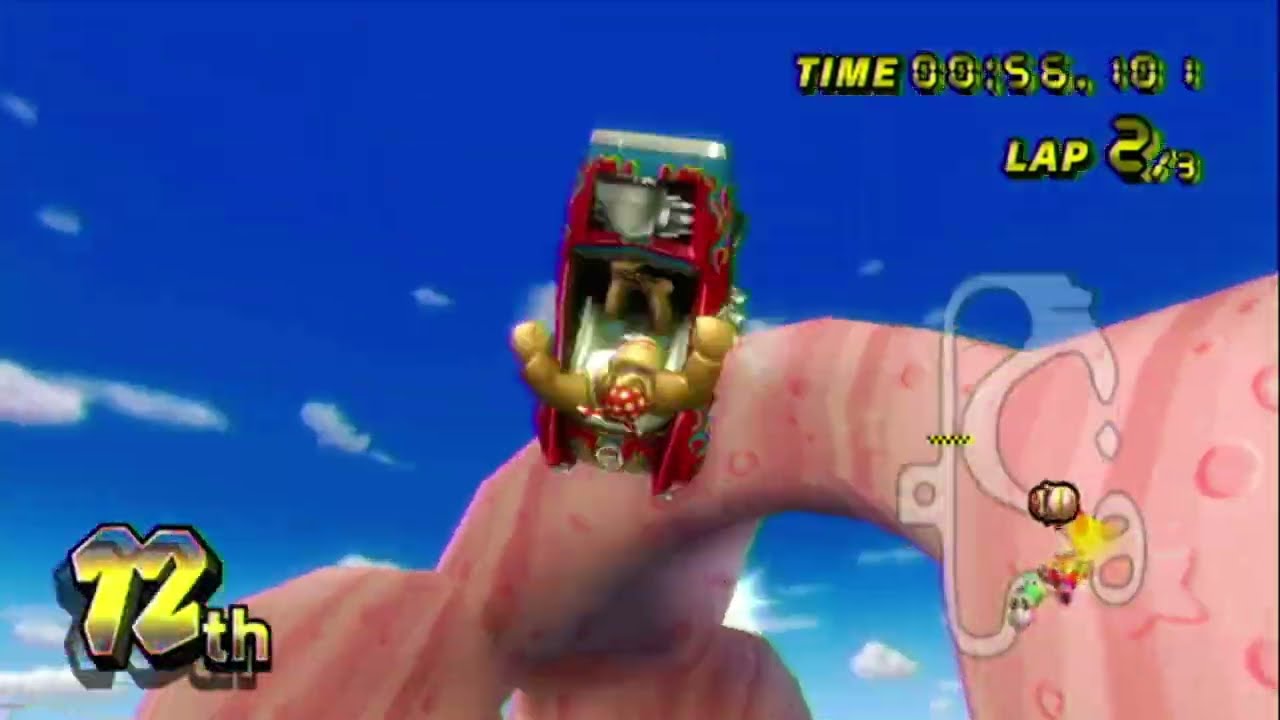 Mario Kart Wii - Funky Kong, Flame Flyer