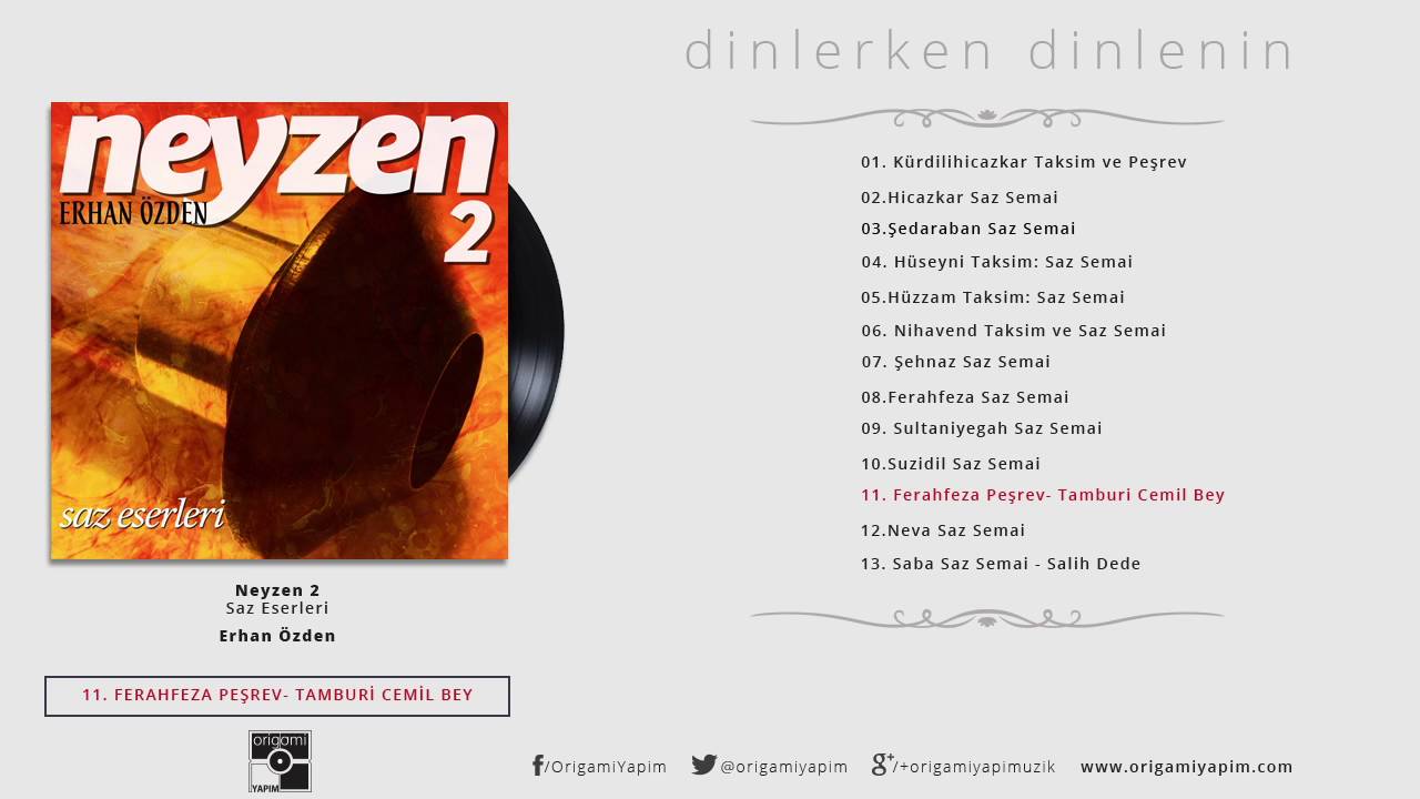 Erhan Özden - Ferahfeza Peşrev / Tamburi Cemil Bey