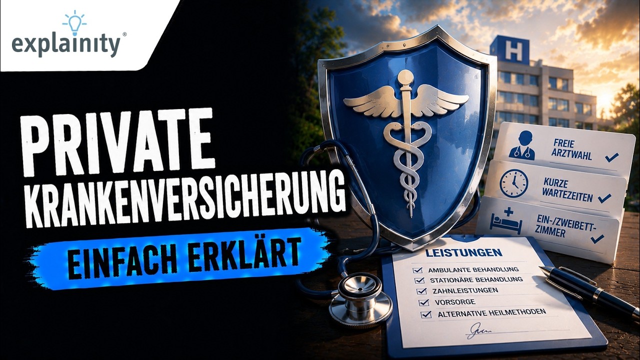 Private Krankenversicherung einfach erkl&auml;rt (explainity&reg; Erkl&auml;rvideo)
