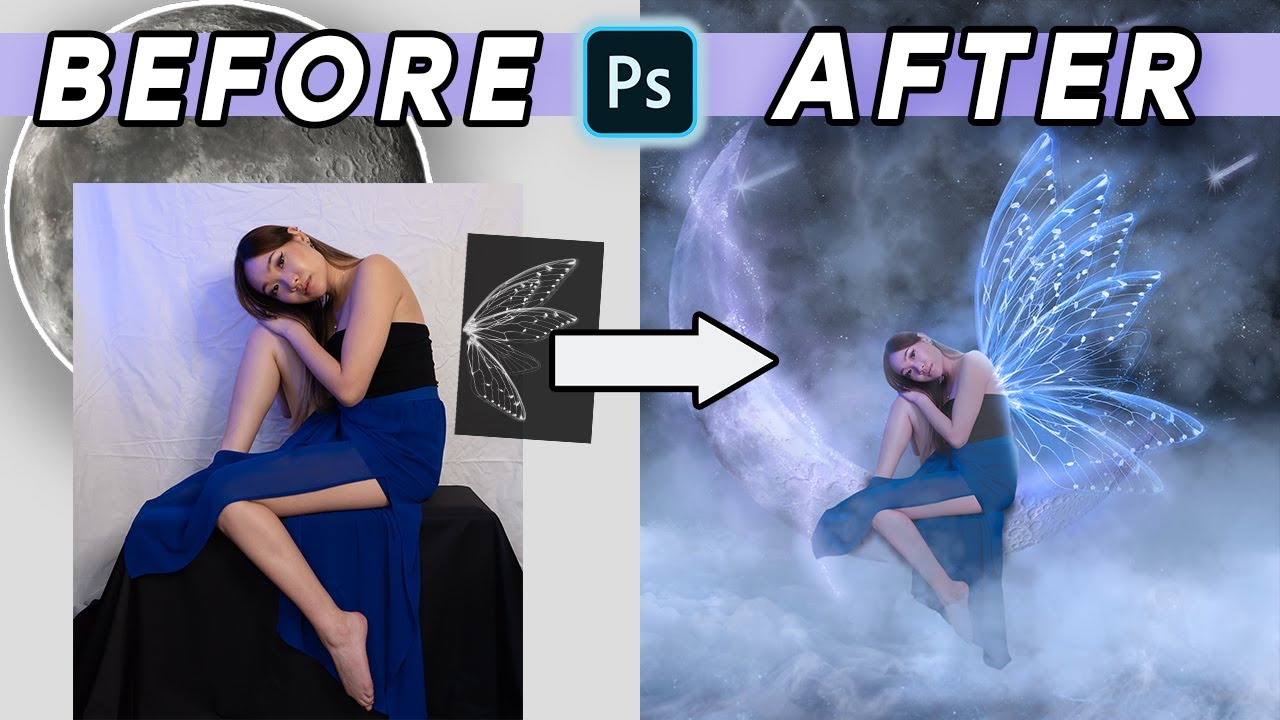 Making This Fairy Fantasy Photoshop Composite- Photo Manipulation Speed Art | Behind The Scenes Edit
