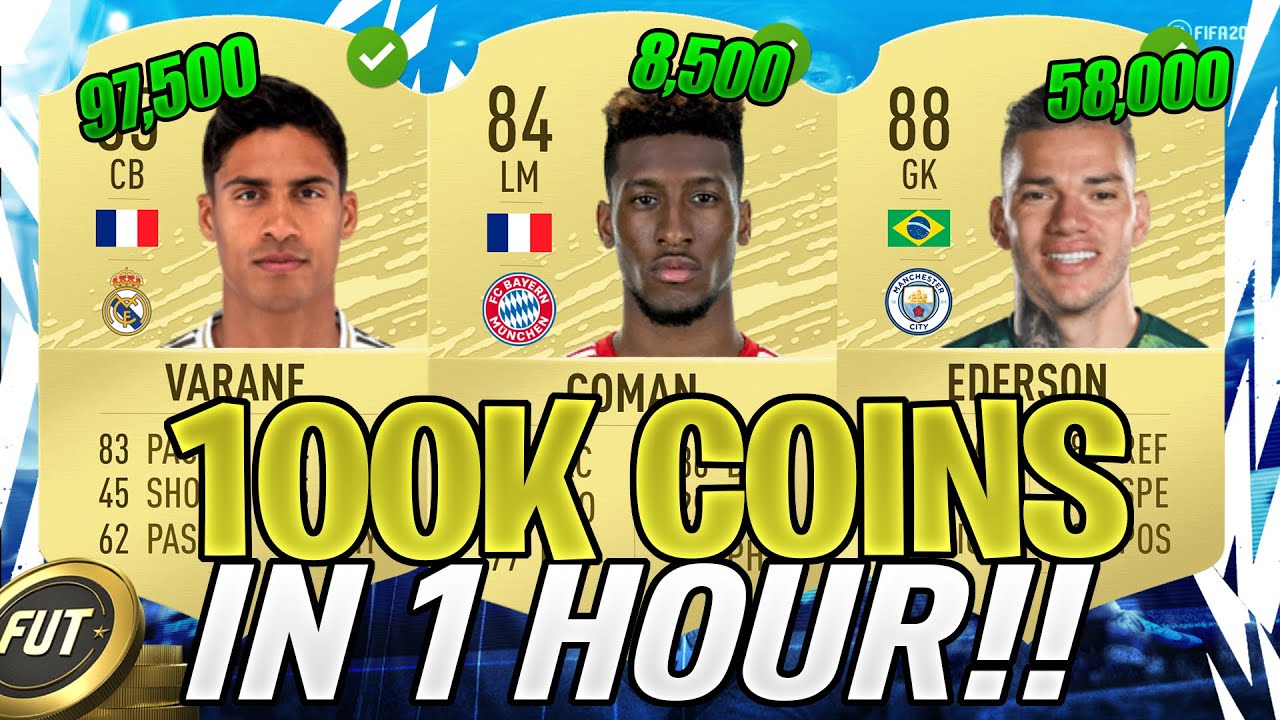 100,000 COINS FAST!! - FIFA 20 BEST TRADING METHOD *FUT Trading Tips*