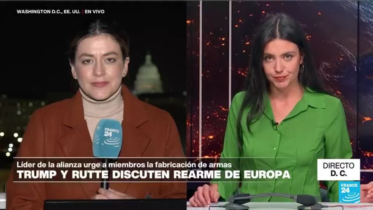 Directo D. C. y la visita del jefe de la OTAN a la Casa Blanca • FRANCE 24 Español