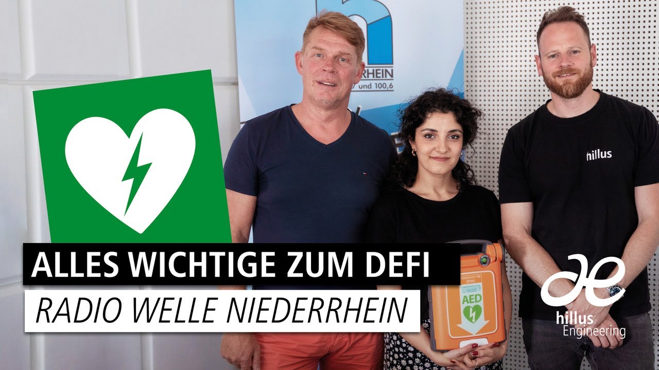 ALLES WICHTIGE ZUM DEFI (AED) - hillus zu Gast bei Radio Welle Niederrhein