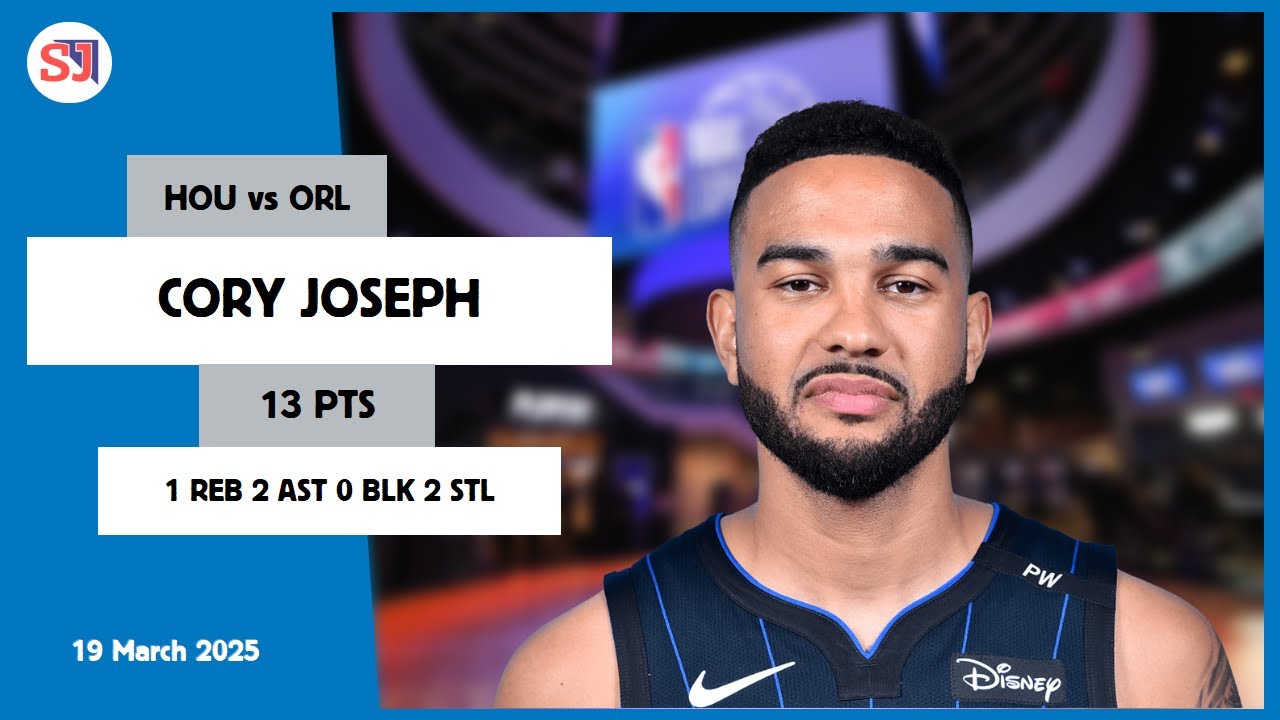 CORY JOSEPH 13 PTS vs HOU 19 Mar 24-25 ORL Highlights