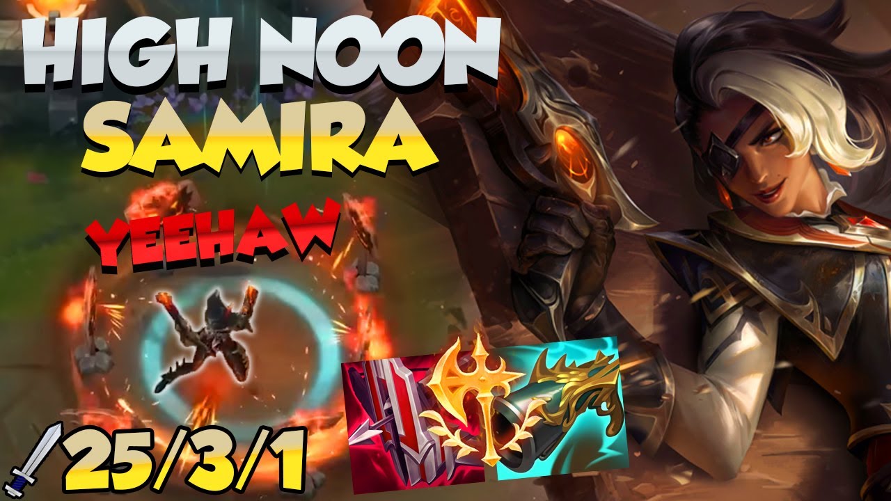 🤠 High Noon Samira Impressions/Opinions | NEW SAMIRA SKIN | Erick Dota