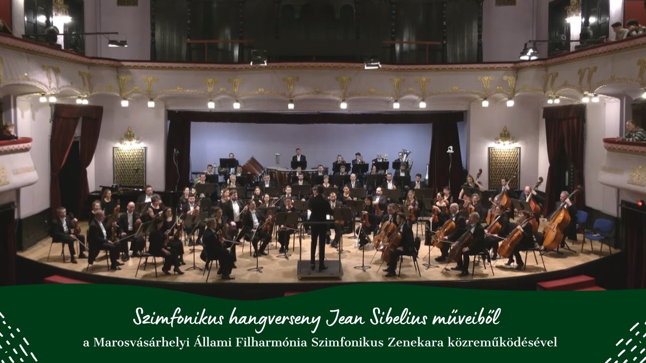 Szimfonikus hangverseny Jean Sibelius műveiből – Marosvásárhelyi Állami Filharmónia