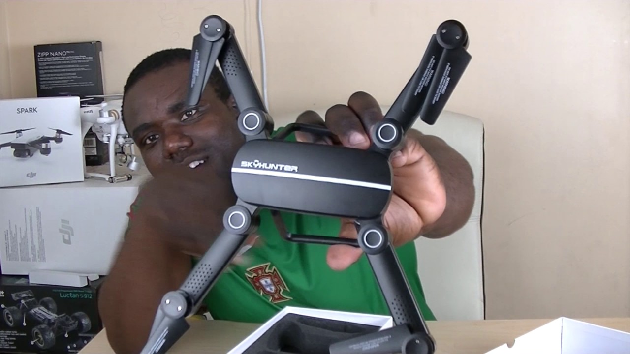 $50  SKY HUNTER X8 FOLDABLE, 720P HD CAMERA DRONE UNBOX AND SETUP
