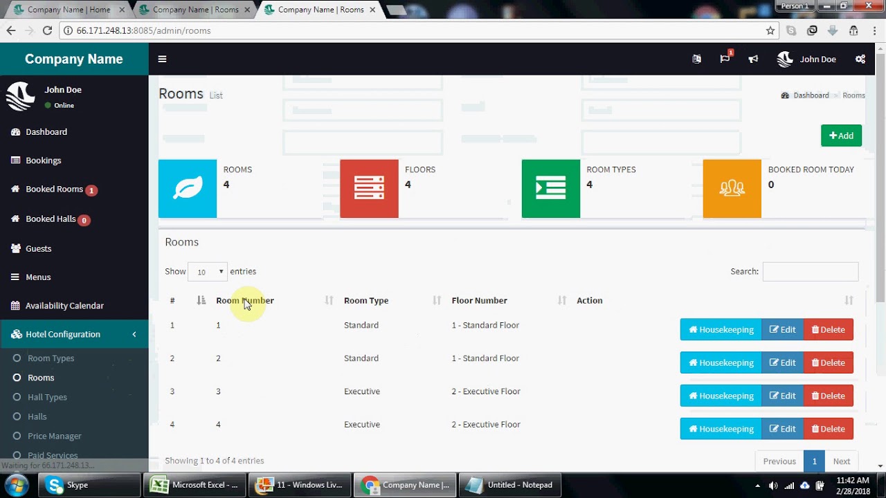 Hotel Management System