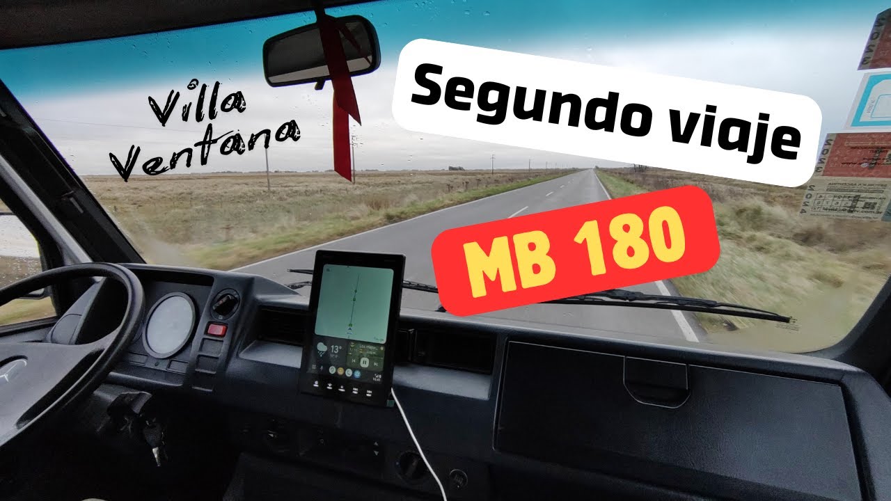 Segundo viaje de prueba en la MB 180!!! 🌧️🧉🛣️🚙