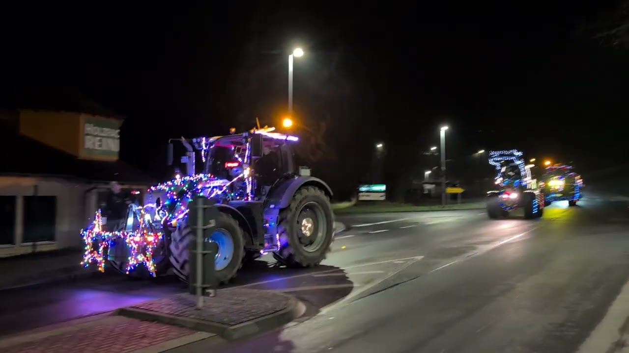 Lichterfahrt Trecker Einbeck 21.12.2025 Traktorfahrt Weihnachtstrecker Dassel