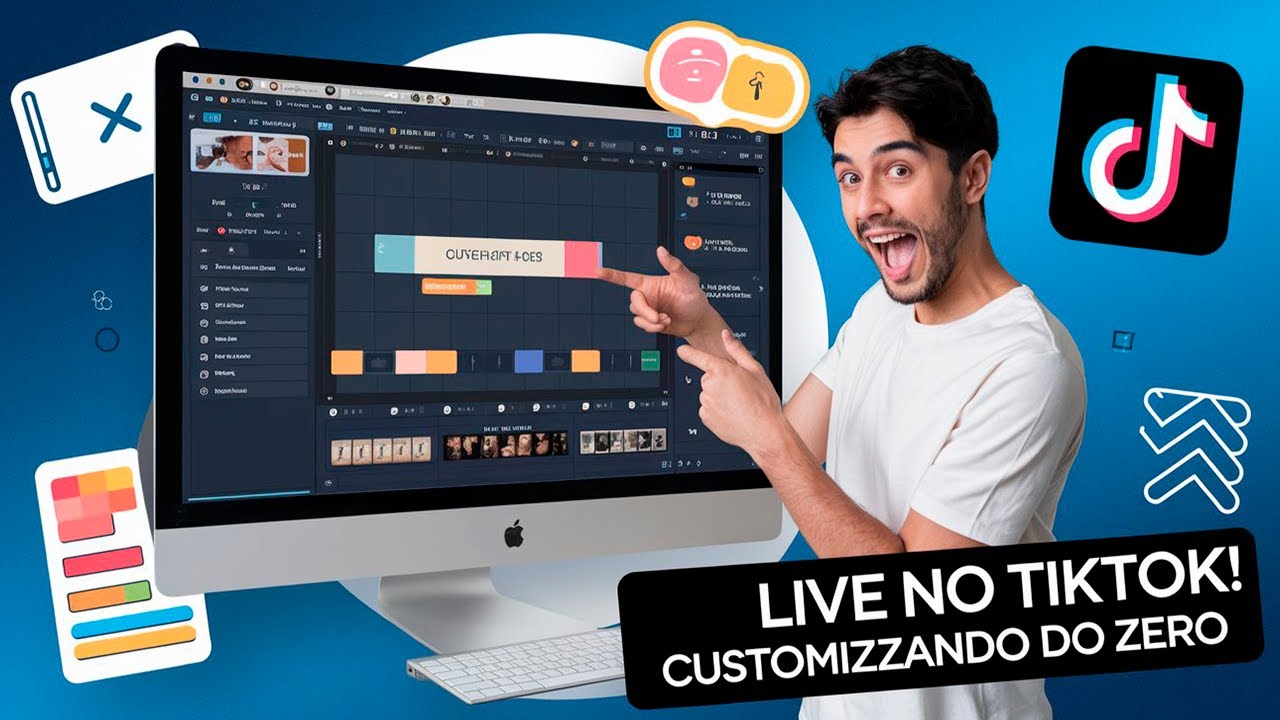 Como Customizar um Template de Live no TikTok do Zero!