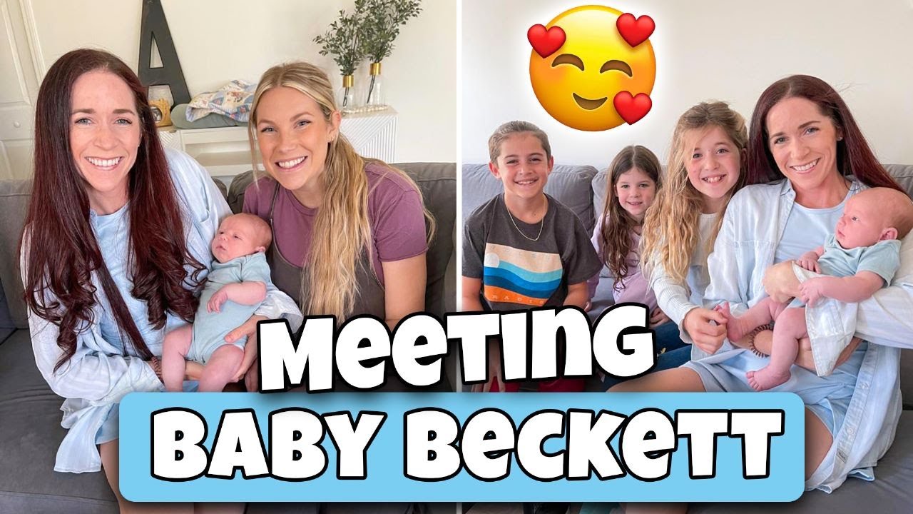 The Owoc Family meets Baby Beckett!