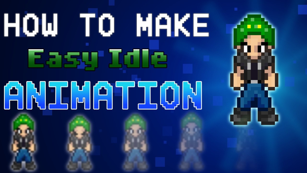 👾 Quest to 1000 Subs! Day 256&ndash; Pixel Art Academy #006 : Idle Animation