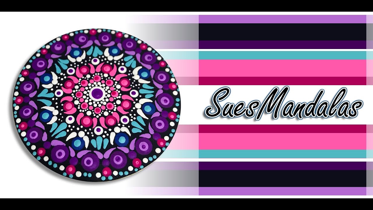 Dot Mandala 3 inch Wooden Circle - 271