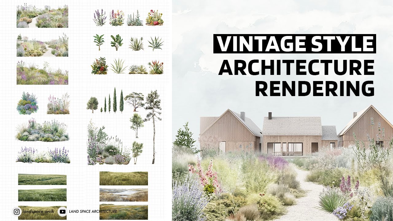 Post Digital Architecture Rendering and Architecture Collage
