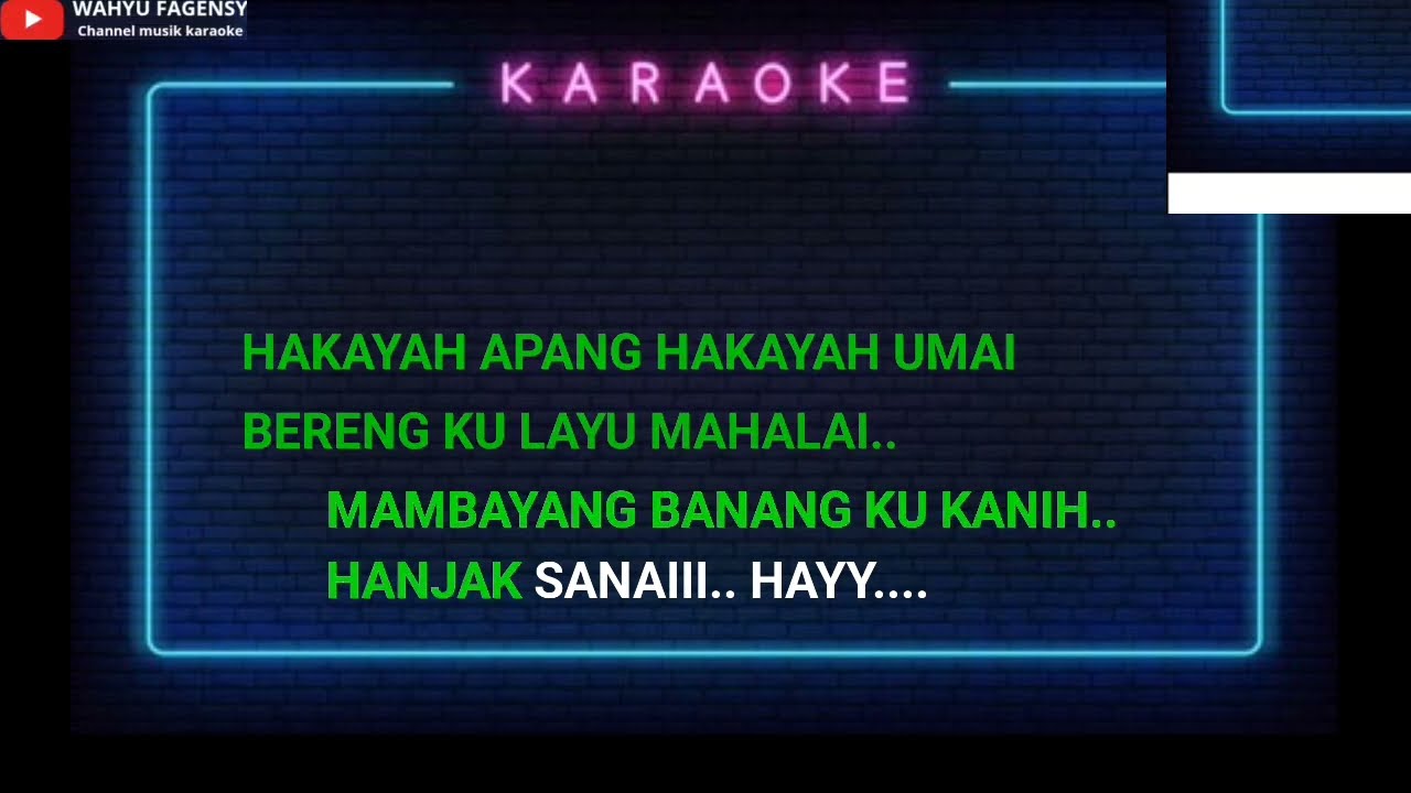 KARAOKE // JATUN HONG NUPI KAMPA // NADA WANITA // DANGDUT VERSION // CIPT. LAN TEJUL