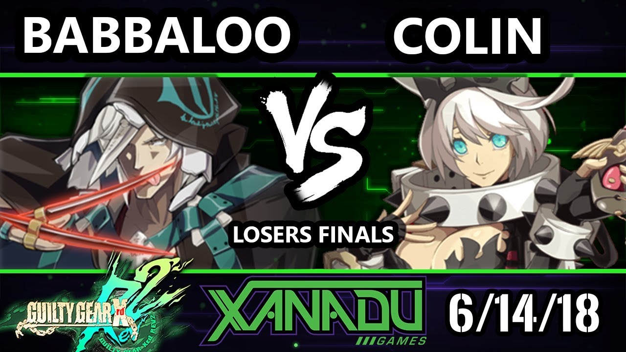 F@X 254 GGXRD2 - Babbaloo (Raven) Vs. Colin (Elphelt) - Guilty Gear XRD Rev 2 Losers Finals