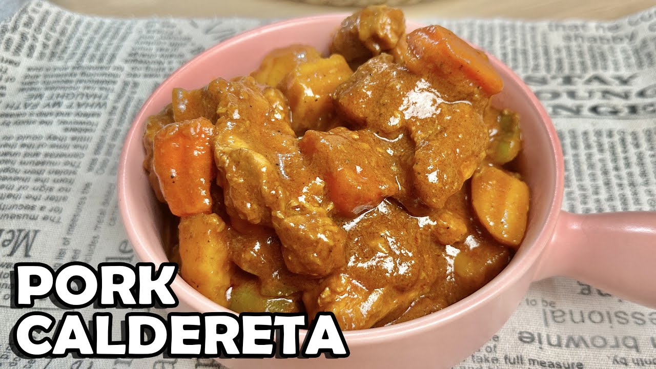 PORK CALDERETA | CREAMY PORK CALDERETA