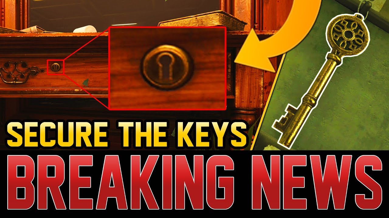 SECURE THE KEYS - CLASSIFIED MAIN EASTER EGG STEP LEAD FOUND!  (Black Ops 4 Zombies)