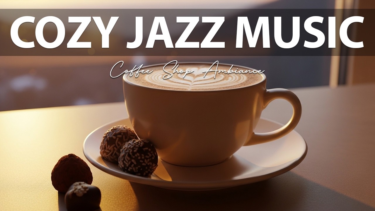 Cozy Jazz Music ☕ Coffee Shop Ambiance for Studying, Working & Relaxing