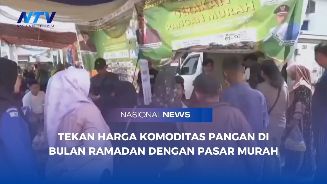 TEKAN HARGA KOMODITAS PANGAN DI BULAN RAMADAN DENGAN PASAR MURAH