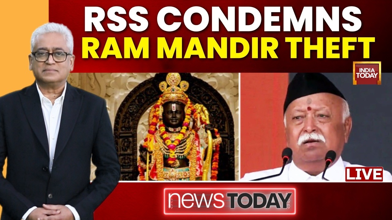 Rajdeep Sardesai LIVE: RSS Condemns Ram Mandir Donation Theft | INDIA Bloc Writes To SC LIVE