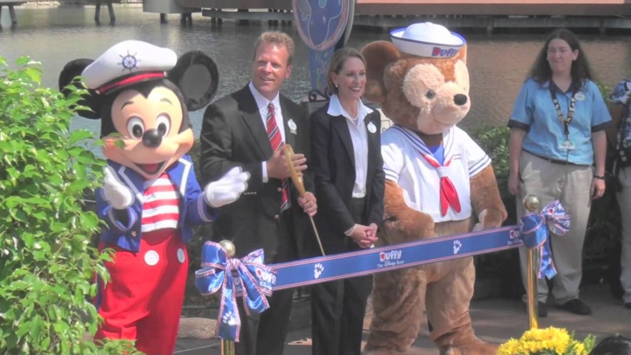 Duffy the Disney Bear Arrives at Epcot (2010)