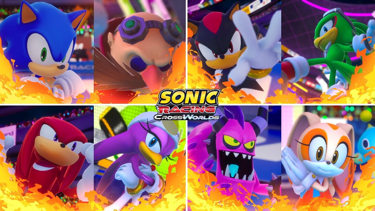 Sonic Racing Crossworlds: Open Network Test (PS5) - ALL RIVAL INTERACTIONS