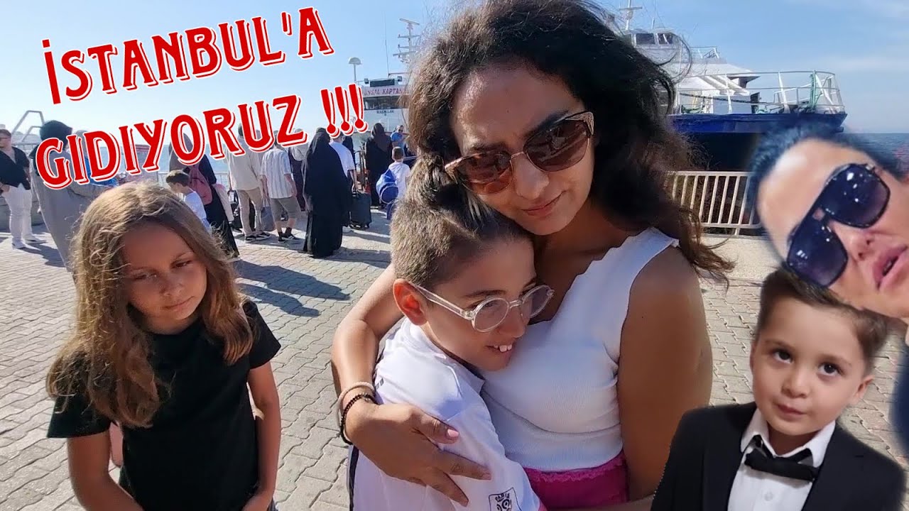İSTANBULA GİDİŞ YOLCULUĞUMUZ VLOG !!! TUBİ İLE EFE' DEN AYRILIYORUZ