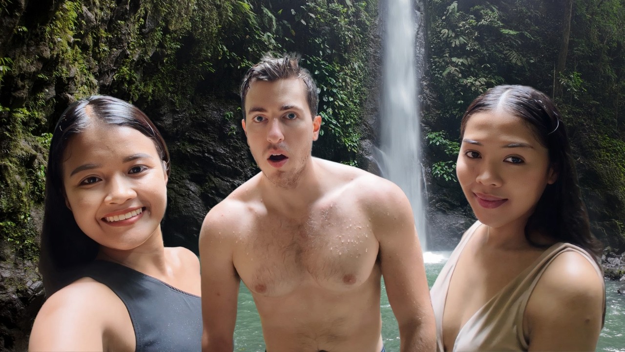 2 Filipinas Took Me to a HIDDEN Waterfall in the Philippines 🇵🇭