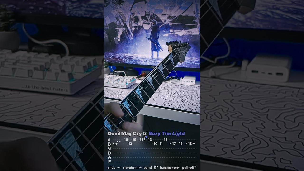 Devil May Cry 5: Bury The Light (Guitar Cover + Tabs)
