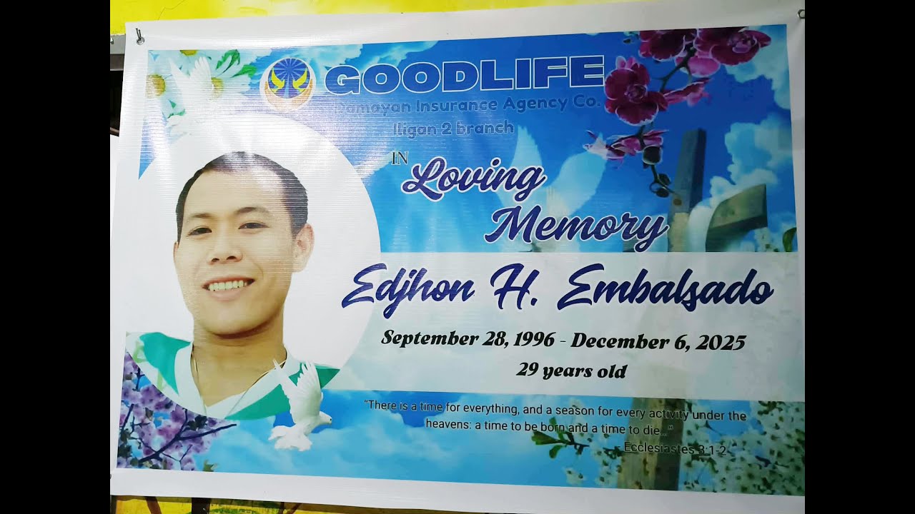 The Late Edjhon H.  Embalsado Tribute Video